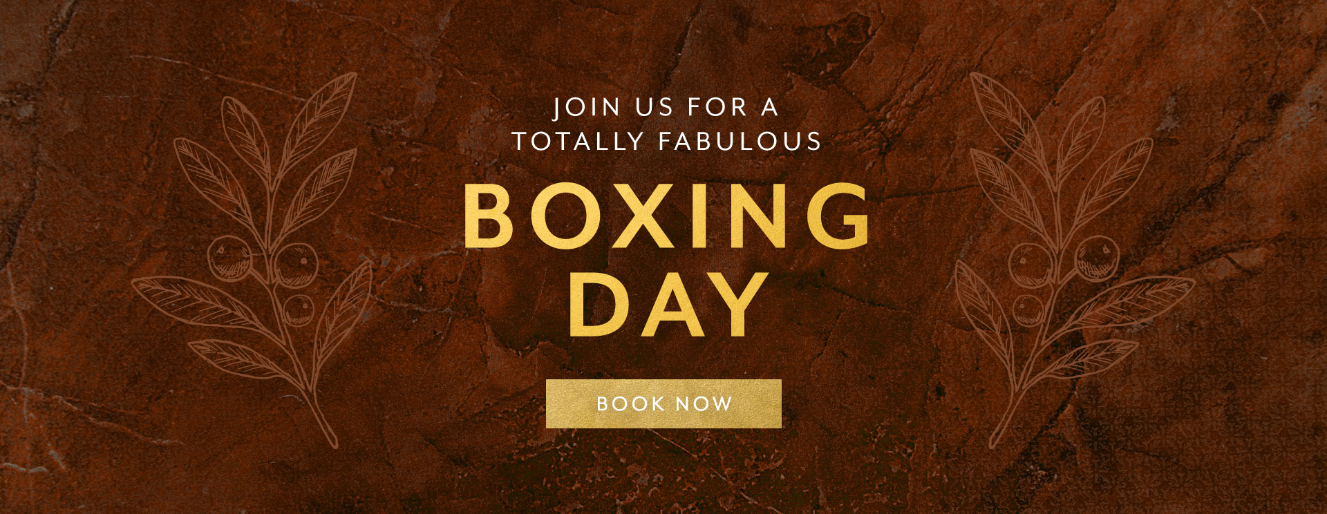 Boxing Day menu at The Prince of Wales