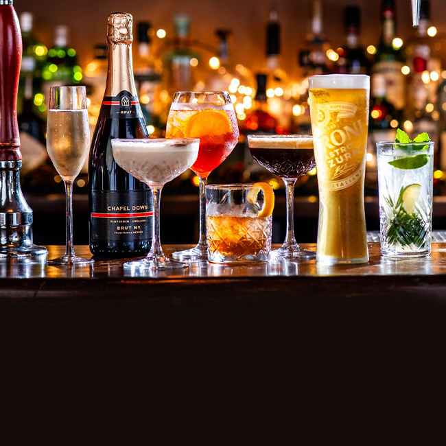 Wine & Drinks menu at The Prince of Wales