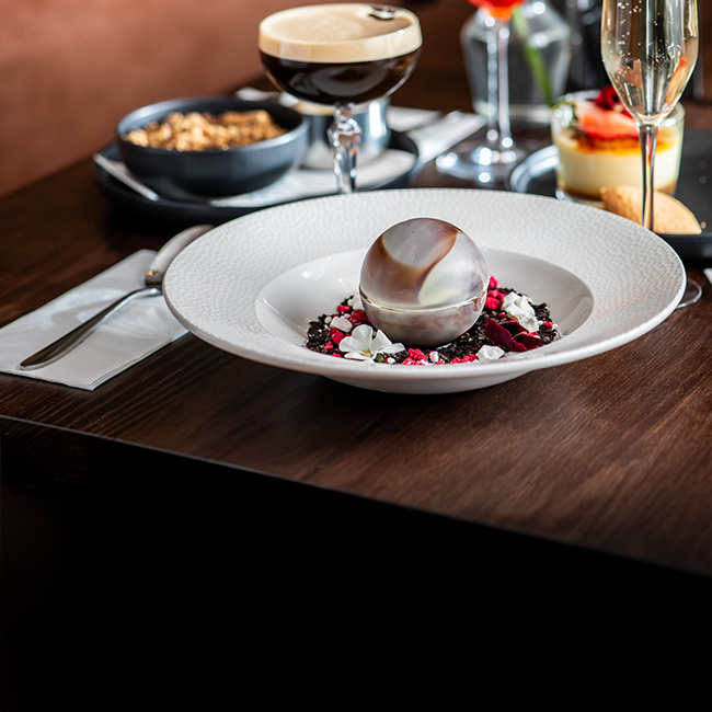 Dessert menu at The Prince of Wales