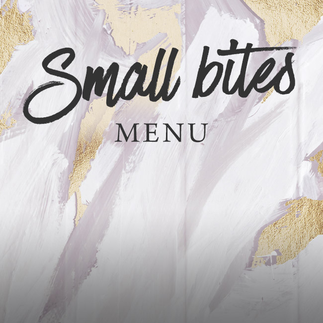 Small Bites menu at The Prince of Wales 